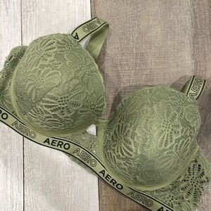 AEROPOSTALE Women’s Green Underwire Bra Sz. 42D
